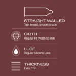 Durex Extra Thin Intense Chocolate Flavoured - 10 Condoms - Image 2