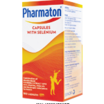 Pharmaton Capsules with Selenium 100 Capsules – Daily Multivitamin, Minerals & Ginseng Supplement