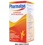Pharmaton Capsules with Selenium 100 Capsules – Daily Multivitamin, Minerals & Ginseng Supplement