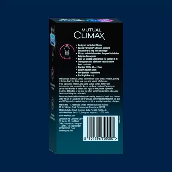 Durex Mutual Climax - 03 Condoms - Image 2