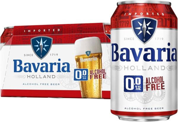 Bavaria 0.0 Percent Original Alcohol Free Beer 330 ml Can - Image 2