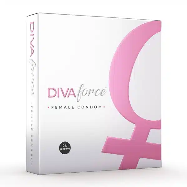 Diva Force Female Condom, 2 Count - Image 2