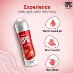 MANFORCE Epic Strawberry Lube | Water-based Lubricant  (60 ml) - Image 2
