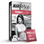 Manforce - Ribbed & Dotted Sunny Edition Condoms - Single 10pcs Pack | India - Image 2