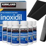 Kirkland Signature Topical Minoxidil 5% Extra Strength for Men Hair Regrowth Treatment 1 Month Supply