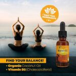 Vitamin D Drops for Infants - Baby Vitamin D Drops 1000 IU 2Fl Oz - Liquid Vitamin D3 Organic with Max Absorption Formula for Newborn, Toddlers, Kids and Adults - Image 3