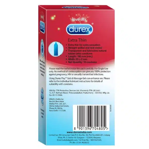 Durex Extra Thin - 03 Condoms - Image 3