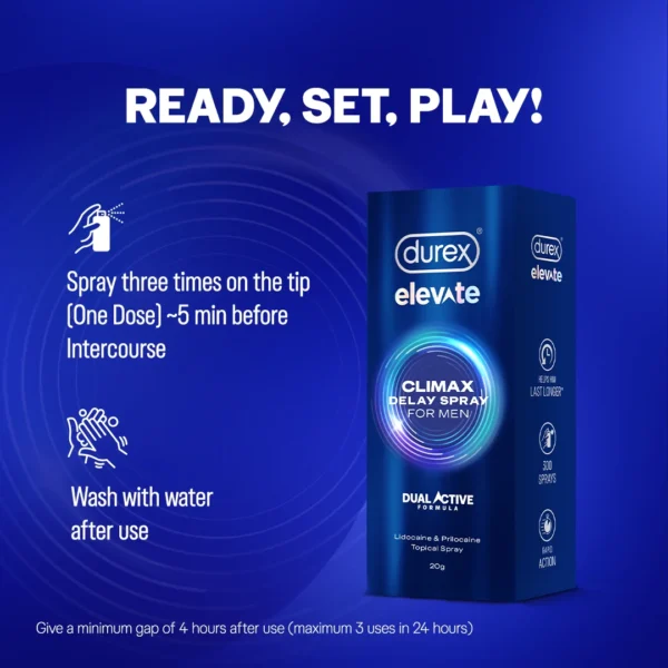Durex Elevate Delay Spray for Men - Image 4