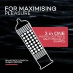 Manforce - Ribbed & Dotted Sunny Edition Condoms - Single 10pcs Pack | India - Image 4