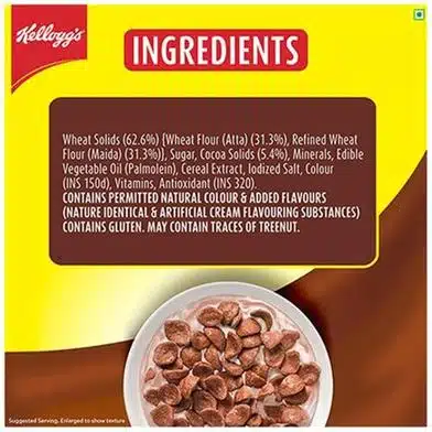 Kellogg's Chocos Chocolate Breakfast Cereal 385gm (Pouch Pack) - Image 3