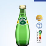 Perrier Sparkling Natural Mineral Water Glass Bottle 330ml