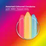 SKORE Shades Condom 10S – Dotted, Extra Lubricated & Coloured Condoms - Image 2