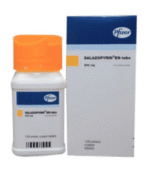 Pfizer Salazopyrin EN 500mg (100 Tablets) – Enteric-Coated Sulfasalazine for Inflammatory Bowel Disease & Rheumatoid Arthritis