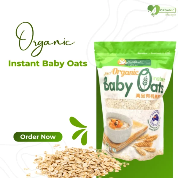 Health Paradise Organic Baby Oats Instant 500g – Nutritious Organic Oats for Growing Babies - Image 2