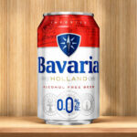 Bavaria 0.0 Percent Original Alcohol Free Beer 330 ml Can