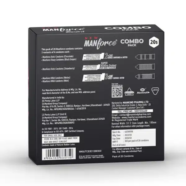 Manforce Combo Pack of Condoms – Variety Wrapped in Pleasure - Image 2