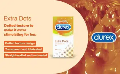 Durex Extra Dots - 10 Condoms - Image 3