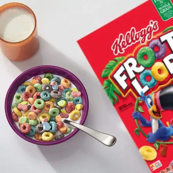 Kellogg's Froot Loops Crunchy Multigrain Breakfast Cereal 285gm - Image 2