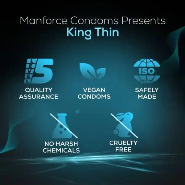 Manforce King Thin Condom (10 Pack) - Image 5