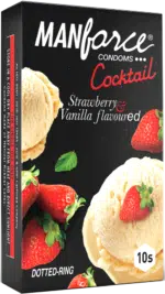 Manforce Cocktail Strawberry & Vanila Condom-10's