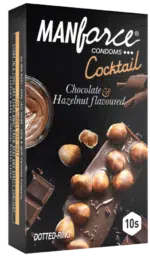 Manforce Cocktail Chocolate & Hazelnut condom-10's