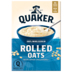 Quaker Oats 1Kg, Rolled Oats Natural Wholegrain, Nutritious Breakfast Cereals, Dalia Porridge, Easy To Cook, Honey - Image 2