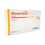 Glucophage 500mg 10 Tablets – Metformin Hydrochloride for Type 2 Diabetes