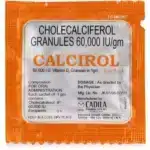 Calcirol 60000 IU/gm Cholecalciferol Granules, 1g Sachet