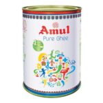 Amul Pure Ghee 1kg India – Rich Aroma, Granular Texture & Everyday Cooking Essential