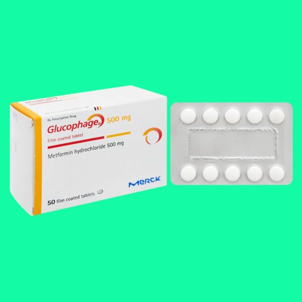 Glucophage 500mg 10 Tablets – Metformin Hydrochloride for Type 2 Diabetes - Image 2