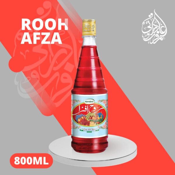 Rooh Afza Pakistani Hamdard 800ml – Original Herbal Syrup for Refreshing Summer Drinks - Image 3