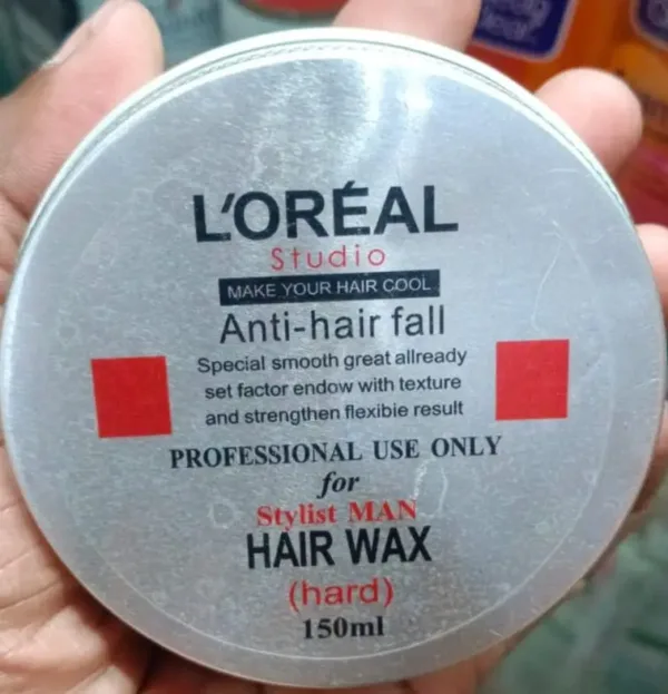 Loreal Studio Anti-Hair Fall Hair Wax 150ml Hard Wax for Hair for Men | France - Image 3