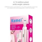 Kemei KM-3024 Wet & Dry Women's Multi-Usage Grooming Kit – 4-in-1 Rechargeable Hair Removal Solution - Image 3