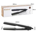 Kemei KM-329 Ceramic Flat Hair Straightener – Fast Heating Professional Hair Styler - Image 4