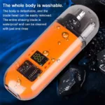 CASIFY WBT01 Nose Trimmer Portable Ear Nose Hair Trimmer Clipper with Digital Display Face Eyebrow Beard Shaver Painless Electric Nose Ear Hair Clippers Portable Nose/Ear Hair Removal Tool Nose Hair Clipper - Image 2