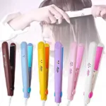 Mini Hair Straightener Multicolor Flat Iron Curler Ceramic Tourmaline Plate Easy Use And Carry Pocket Curling Styling Tool