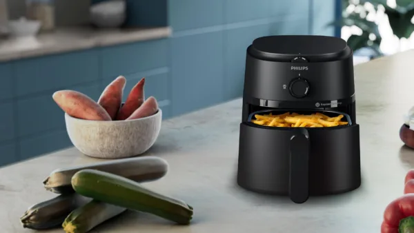 Philips Air Fryer NA110 Analog 3.2L 1300W Black – Healthy & Delicious Cooking Made Easy - Image 2