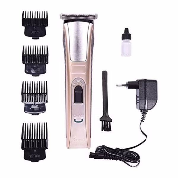Kemei KM-5017 Rechargeable Hair & Beard Clipper Trimmer for Men - Image 3