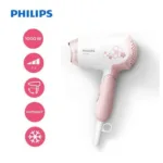Philips Dry Care HP8108/00 Hair Dryer – 1000W, Peach - Image 3
