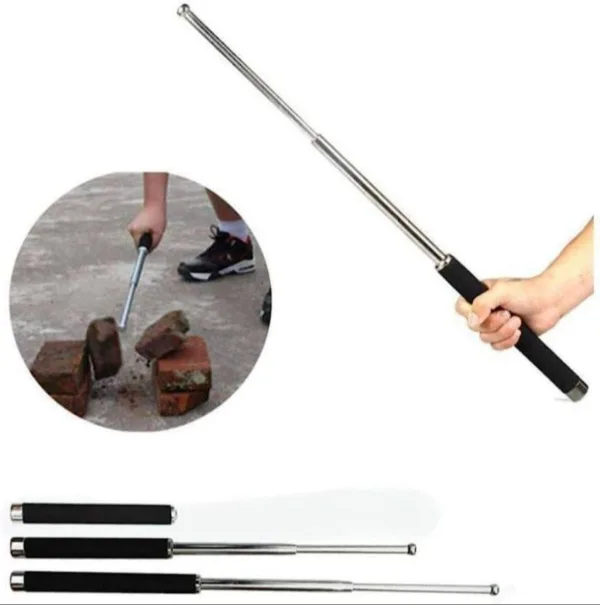 Safety Stick 3-section Telescopic Self-Protect Emergency Sports Escape Tool long - Image 3