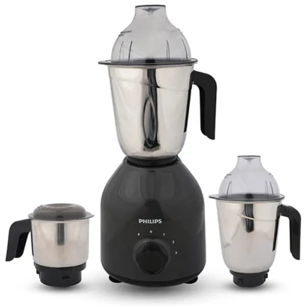 Philips HL7757/00 Mixer Grinder – 750W Turbo Motor | 3 Stainless Steel Jars | - Image 2