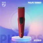 Philips BT1235/15 Beard Trimmer for Men – Skin-Friendly, Dura-Power Technology, USB Rechargeable