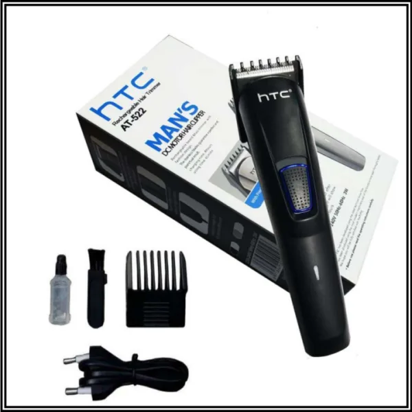 HTC AT 522 Rechargeable Trimmer For Men (Black) - Image 3