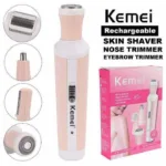 Kemei KM-3024 Wet & Dry Women's Multi-Usage Grooming Kit – 4-in-1 Rechargeable Hair Removal Solution