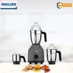 Philips HL7757/00 Mixer Grinder – 750W Turbo Motor | 3 Stainless Steel Jars |