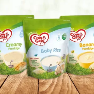 Cow and Gate smooth banana weaning porridge 125 gram imported UK