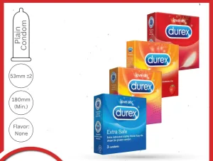Durex Mix It Up assorted condom combo of 4 packs 12pcs