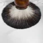 Classic wooden shave brush for shaving soap and cream