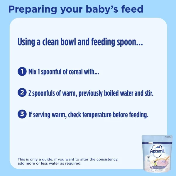 Aptamil baby multigrain cereal with fruit 200 gram imported UK pack