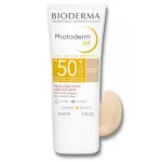 Tinted dermatological sunscreen SPF 50+ with Rosactiv for facial redness